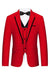 Gaie Chic Red Notched Lapel Three Pieces Men Suits For Prom