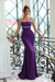 Regency Crystal Studded Strappy Mermaid Prom Gown