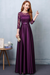 Regency Evening Dress Satin Prom Dress Lace Applique Wedding Guest Dresses Sash A Line Maxi Mother's Dress wedding guest dress