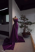 Regency Pearl Strapless Prom Dress with Long Slit