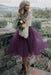 Regency Simple Wedding Dress A Line Designed Neckline Lace Tulle Bridal Gowns