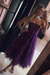 Regency Spaghetti Strap Tea Length Tulle Homecoming Dress Midi Prom Dresses - Prom Dresses