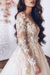 Romantic Long Sleeves Appliques Ruffles Wedding Dresses - wedding dresses