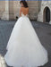Round Neck Long Sleeves Backless Lace White Wedding Dresses, Lace White Prom Dresses, Prom Gown, Formal Dresses