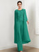 Floor-Length Round Neck Chiffon Pantsuits For The Mother Of The Bride With Jacket And Applique