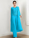 Floor-Length Round Neck Chiffon Pantsuits For The Mother Of The Bride With Jacket And Applique