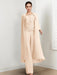 Floor-Length Round Neck Chiffon Pantsuits For The Mother Of The Bride With Jacket And Applique