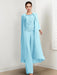 Floor-Length Round Neck Chiffon Pantsuits For The Mother Of The Bride With Jacket And Applique