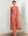 Floor-Length Round Neck Chiffon Pantsuits For The Mother Of The Bride With Jacket And Applique