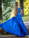Royal Blue Split Long Evening Dress