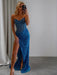 Strapless Sweetheart Sequins Bodycon Prom Dress with Beading