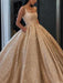 Ball Gown Ruffles Square Sleeveless Floor-Length Dresses - Prom Dresses