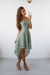 Sage  Bridelily A-Line Lace Spaghetti Straps Sleeveless Short/Mini With Layers Dresses - Prom Dresses