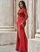 Trumpet/Mermaid Spandex Applique Scoop Long Sleeves Sweep/Brush Train Dresses - Prom Dresses