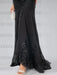 Long-Sleeved Scoop Neck Mermaid/Trumpet Mother of the Bride Dress with Applique