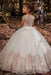 Scoop Neck Short Sleeves Ball Gown Flower Girls Dress - Flower Girl Dresses