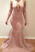 Sexy Mermaid Ruffles Sleeveless Sweep Train Plus Size Evening Dresses - Prom Dresses