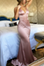 Mermaid V Neck Party Sexy Prom Dresses Unique Sleeveless Long Dress - Prom Dresses
