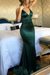 Mermaid V Neck Party Sexy Prom Dresses Unique Sleeveless Long Dress - Prom Dresses