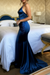 Mermaid V Neck Party Sexy Prom Dresses Unique Sleeveless Long Dress - Prom Dresses