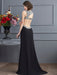 Sheath/Column Straps Sleeveless Beading Long Chiffon Dresses - Prom Dresses