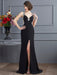 Sheath/Column Straps Sleeveless Beading Long Chiffon Dresses - Prom Dresses