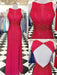 Sheath Bateau Sleeveless With Beading Floor-Length Chiffon Dresses - Prom Dresses