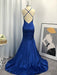 Sheath V-neck Sleeveless Sweep/Brush Train With Ruched Elastic Woven Satin Dresses - Prom Dresses