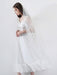 Short Wedding Dress 2021 A Line V Neck Short Sleeves Tea Length Bridal Dresses