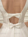 Short Wedding Dress Vintage Bridal Dress 1950’s Bateau Sleeveless Reception Bridal Gown misshow