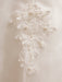 Short Wedding Dresses Ivory Lace Applique Vintage Bridal Dress Illusion Sweetheart Open Back Tea Length Wedding Reception Dresses