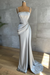 Silver glitter evening dresses floor-length Prom Dress - Prom Dresses