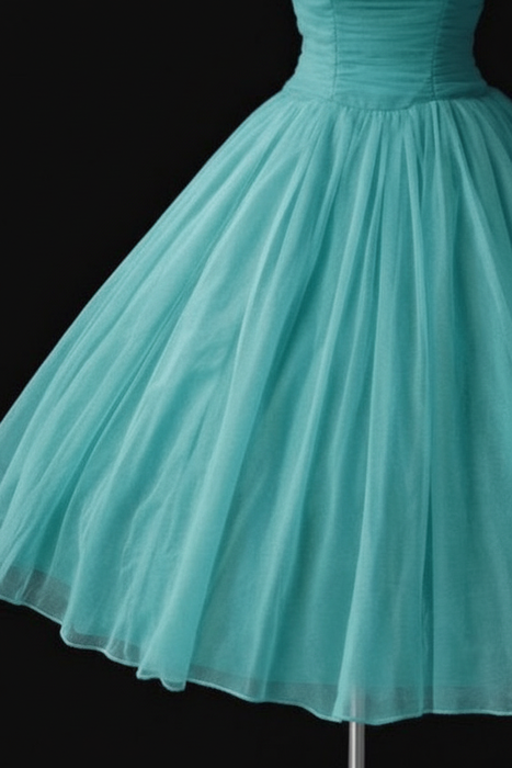 Simple A Line Chiffon Short Prom Dresses tulle Homecoming Dresses