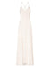 Simple Wedding Dress 2021 V Neck Straps Sleeveless Floor Length Boho Bridal Gown