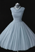 Sky Blue Simple A Line Chiffon Short Prom Dresses tulle Homecoming Dresses