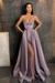 Wisteria Spaghetti Straps Prom Dress A Line with Split Pockets