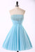 Sleeveless Blue Chiffon Beading Homecoming/Prom Dresses - Prom Dresses