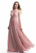 Sleeveless Halter Chiffon Prom Dress with Elegant Pleats