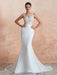 Wedding Dress 2021 Mermaid Sleeveless Lace Appliqued Beach Bridal Gowns With Train