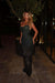 Sleeveless Lace Mermaid Prom Dress Sweetheart Evening Dress - Black - Prom Dresses