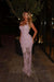 Sleeveless Lace Mermaid Prom Dress Sweetheart Evening Dress - Lilac - Prom Dresses