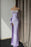 Sleeveless Light Purple Prom Dress With Rhinestone High Slit Gown