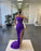 Sleeveless Satin Mermaid Prom Dress with Split
