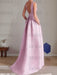 Sleeveless A-Line Princess Scoop Asymmetrical Mother of the Bride & Groom Dress with Floral Details