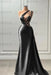 Sleeveless Strapless Purple Long Prom Dress with Pleated Beadings - Prom Dresses