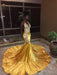 Trumpet/Mermaid Sleeveless V-neck Court Train Lace Velvet Dresses - Prom Dresses