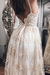 Spaghetti Straps Backless Lace Beach Wedding Dresses - Prom Dresses