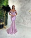 Spaghetti-Straps Sweetheart Mermaid Evening Dress with Sequins Online