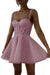Blushing Pink Sparkly Sequins Aline Homecoming Dress Sweetheart Prom Dress Short with Straps