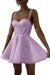 Lilac Sparkly Sequins Aline Homecoming Dress Sweetheart Prom Dress Short with Straps